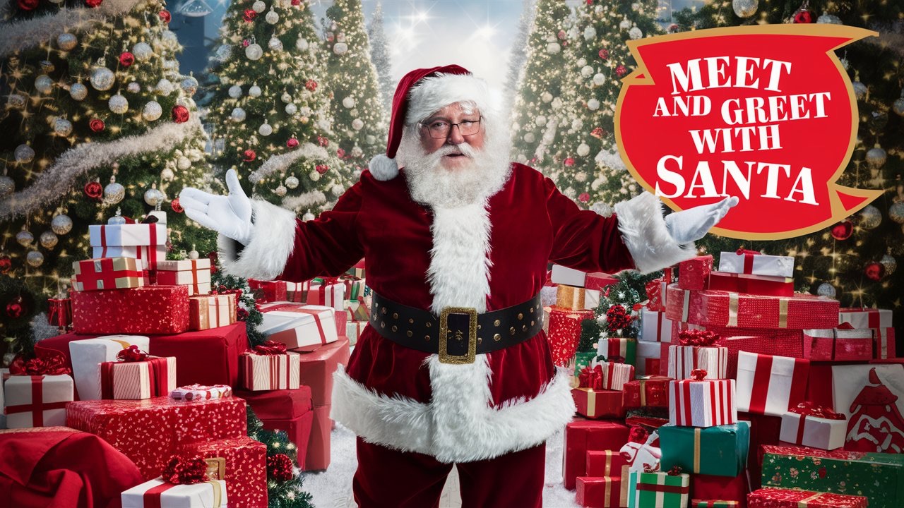 Meet and Greet with Santa Poster